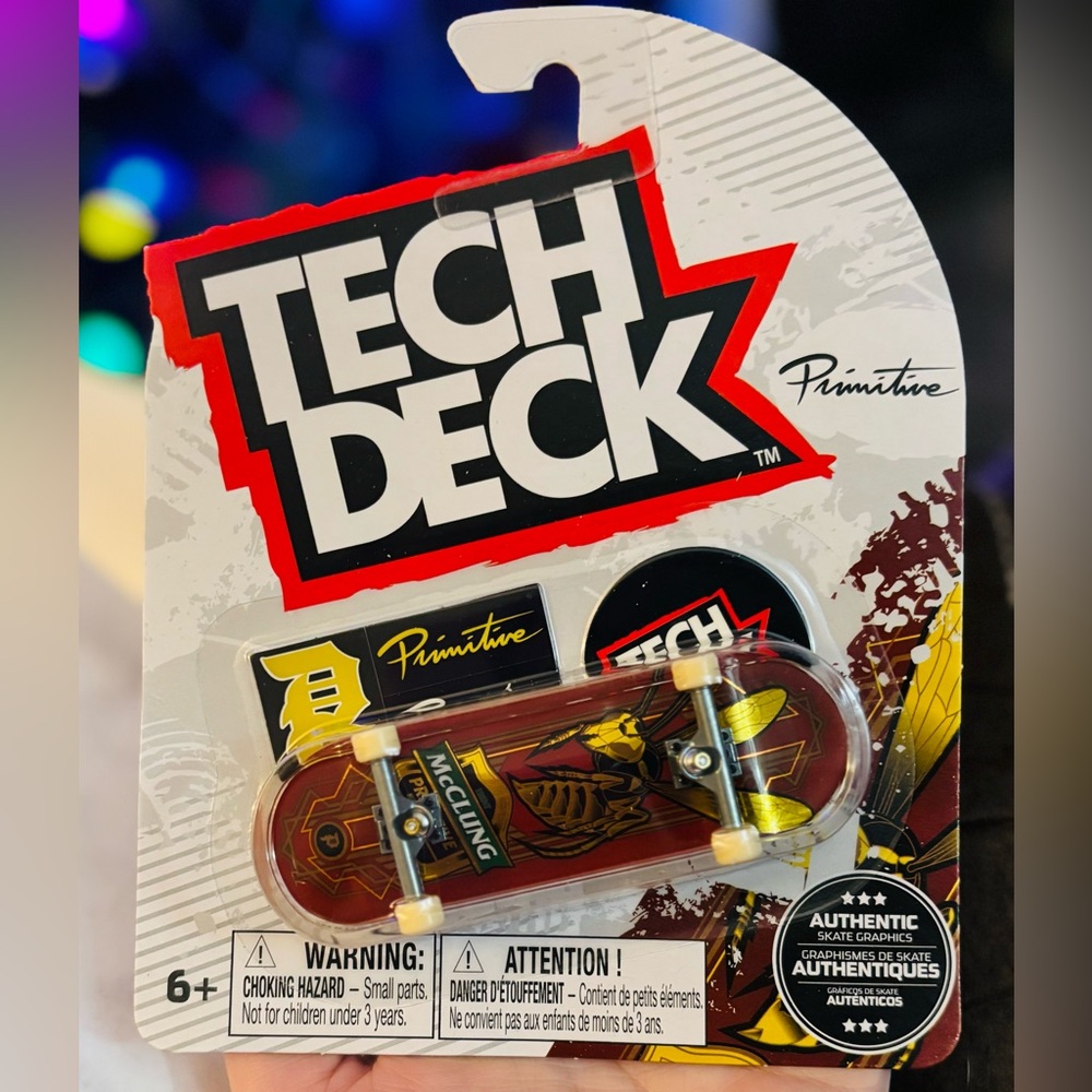 Tech Deck Primitive Reflective Fingerboard & Decals